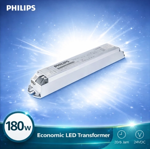 Nguồn cho Đèn Led Dây Philips Economic LED Transformer 180W 24VDC