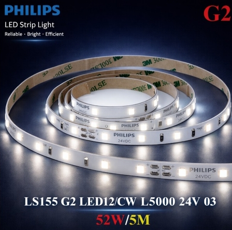 Đèn LED Dây Philips LS155 G3 LED12 12W 5M 24V - 60W/5M