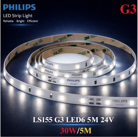 Đèn Led Dây Philips LS155 G3 LED6 5M 24V - 30W/5M