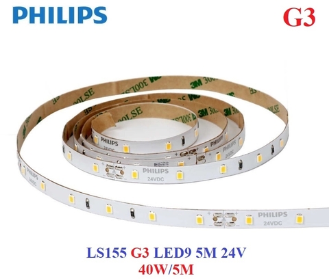Đèn LED Dây Philips LS155 G3 LED9 8W 5M 24V - 40W/5M