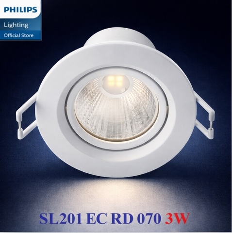 Đèn Spotlight Philips SL201 EC RD 070 3W 40K W HV 1A 01