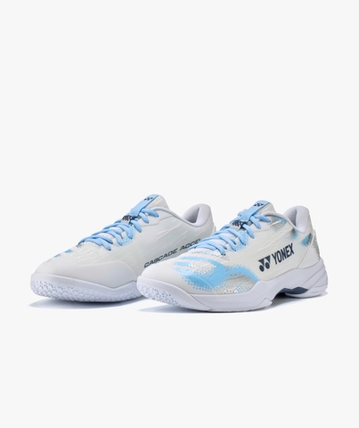 Giày Yonex CASCADE ACCEL WIDE 2 ( White/ Light Blue )