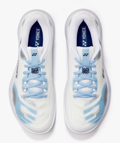 Giày Yonex CASCADE ACCEL WIDE 2 ( White/ Light Blue )