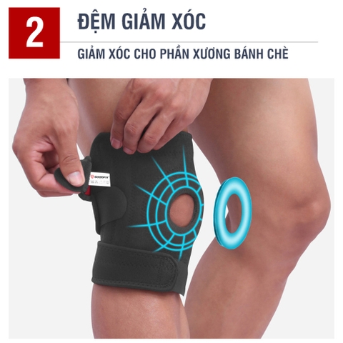 Băng Bảo Vệ Khớp Gối Silicon GoodFit GF522K