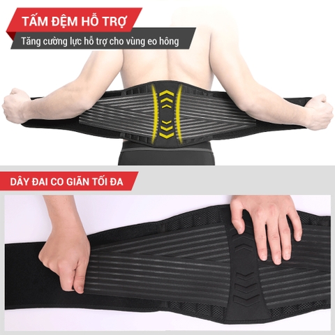 Băng Bảo Vệ , Chống Đau Lưng GoodFit GF722WS