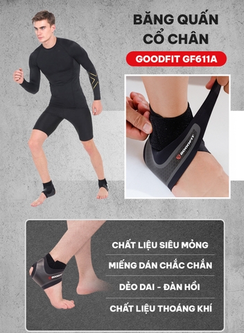 Băng Bảo Vệ Cổ Chân , Mắt Cá Chân GoodFit GF611A
