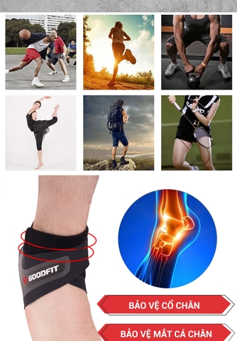 Băng Bảo Vệ Cổ Chân , Mắt Cá Chân GoodFit GF611A