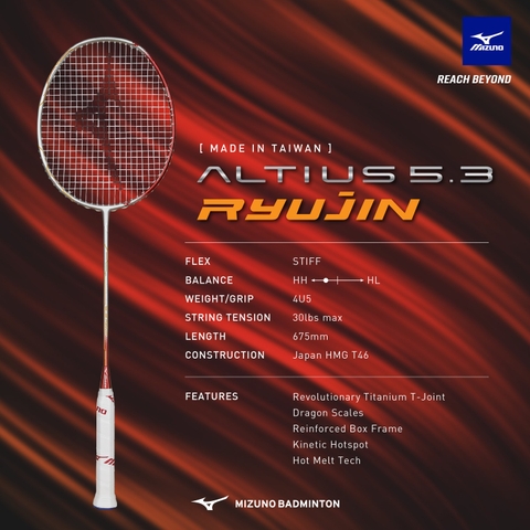 Vợt MIZUNO Altius 5.3 Ryujin