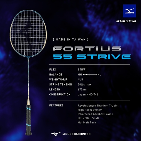 Vợt MIZUNO Fortius 55 Strive
