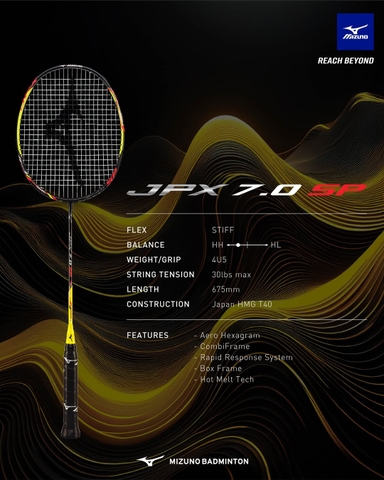 Vợt Mizuno JPX 7.0 SP - 73MTB52396 - 4U5