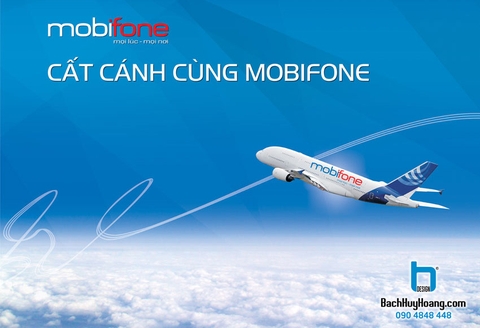 Thiết Kế Backdrop - Phông Sân Khấu - Cất Cánh Cùng Mobifone