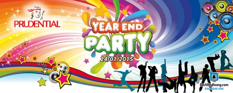 Thiết Kế Backdrop - Phông Sân Khấu - Prudential Year End Party