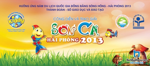 Thiết Kế Backdrop - Phông Sân Khấu - Sơn Ca Hải Phòng 2013