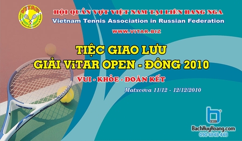 Thiết Kế Backdrop - Phông Sân Khấu - Giải VItar Open Đông 2010