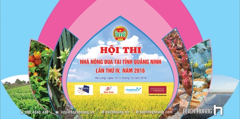 Thiết Kế Backdrop, Phông Sân Khấu - Hội thi Nhà nông đua tài Tỉnh Quảng Ninh