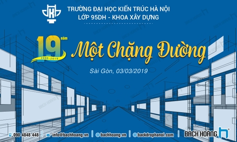 Thiết Kế Backdrop Họp Lớp - Phông Họp Lớp 34