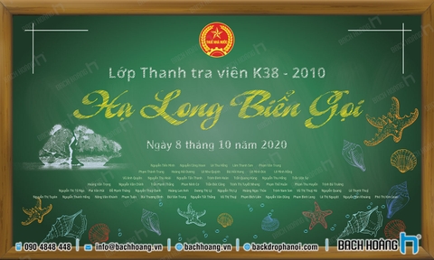 Thiết Kế Backdrop Họp Lớp - Phông Họp Lớp 39