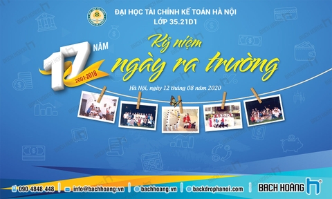 Thiết Kế Backdrop Họp Lớp - Phông Họp Lớp 44