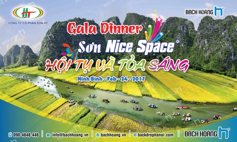 Thiết Kế Backdrop - Phông Gala Dinner - Team Building mẫu 17