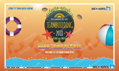 Thiết Kế Backdrop - Phông Gala Dinner - Team Building mẫu 18