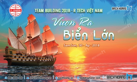 Thiết Kế Backdrop - Phông Gala Dinner - Team Building mẫu 25