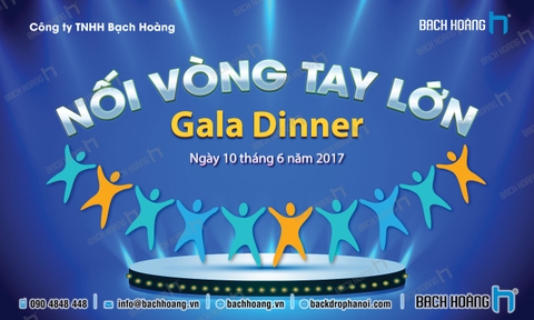 Thiết Kế Backdrop - Phông Gala Dinner - Team Building mẫu 31