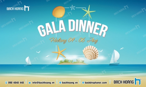 Thiết Kế Backdrop - Phông Gala Dinner - Team Building mẫu 55