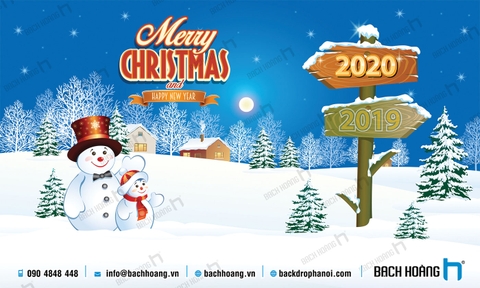 Thiết Kế Backdrop - Phông Noel Giáng Sinh Merry Christmas 119