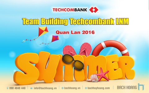 Thiết Kế Backdrop - Phông Sân Khấu - Team Building  Techcombank LNM