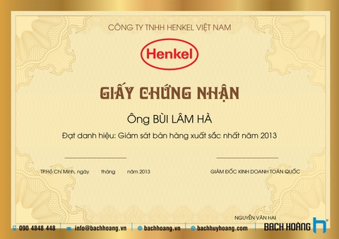 Thiết Kế Bằng Khen - Giấy Chứng Nhận 02