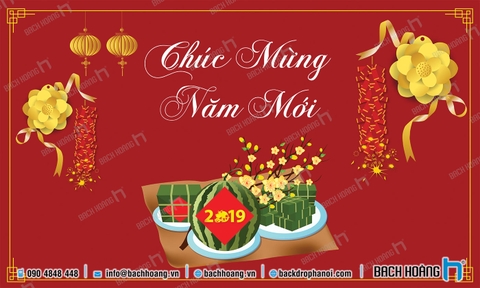 Thiết Kế Backdrop - Phông Chúc Mừng Năm Mới 03