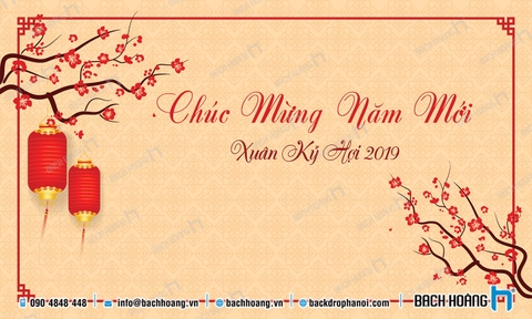 Thiết Kế Backdrop - Phông Chúc Mừng Năm Mới 06