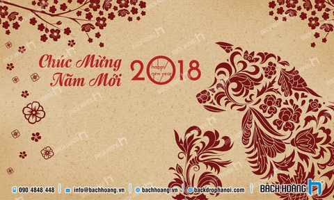 Thiết Kế Backdrop - Phông Chúc Mừng Năm Mới 13