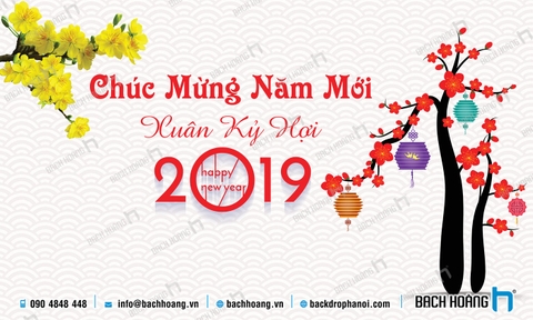 Thiết Kế Backdrop - Phông Chúc Mừng Năm Mới 20