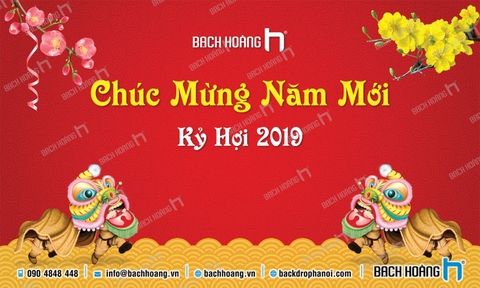 Thiết Kế Backdrop - Phông Chúc Mừng Năm Mới 21