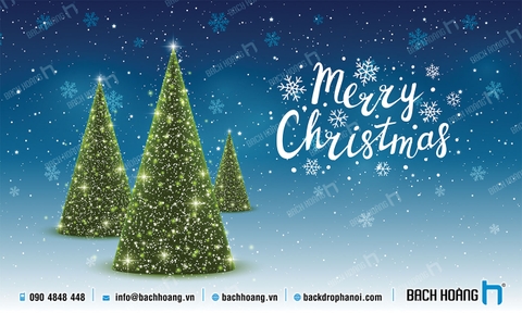 Thiết Kế Backdrop - Phông Noel Giáng Sinh Merry Christmas 69