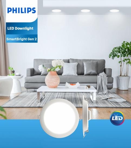 Đèn downlight DN020B G2 LED6 6W  D90 GM Ms2794