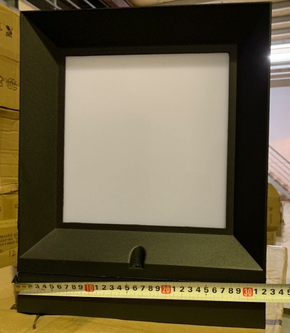 Đèn Trụ cổng-Mẫu 04-XL:320x320x400 (Màu đen+ghi)- Ms5614