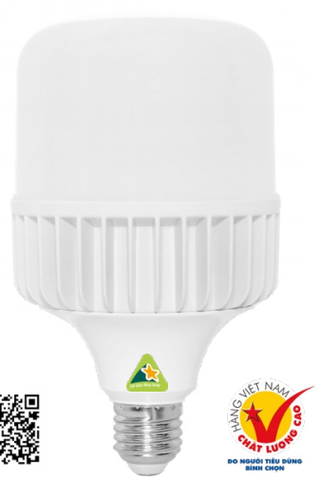 Bóng led trụ 80w trắng/ vàng -ECO80 (BTE-80w) Ms7478