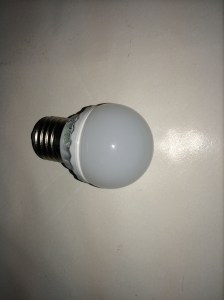 Bóng led 3W V kính mờ