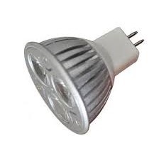 Bóng led 3W xanh dương chân cắm