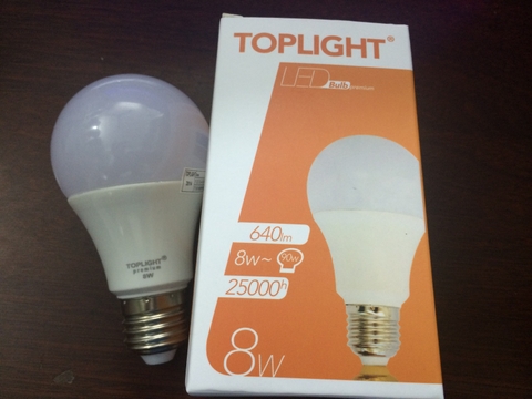 Bóng led 8W vàng Toplight