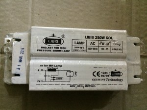 Chấn lưu đồng, son 250W Libis