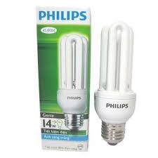 Bóng compact 14W trắng Philips