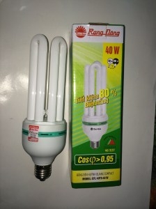 Bóng Compact 40W Rạng Đông vàng E27