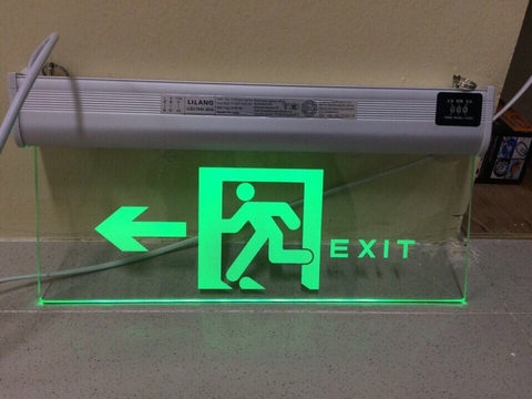 Đèn Exit Mica chỉ hướng và chữ Exit
