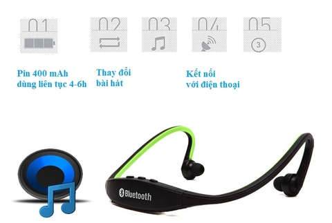 Tai nghe thể thao Bluetooth Sport Music S9