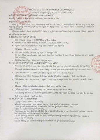 Công ty HHCP khoa kỹ Đài Quận 03/09/2026
