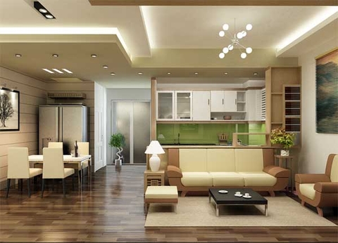 Chọn màu sắc đèn led ốp trần cho từng không gian nội thất