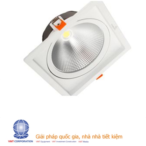 đèn led âm trần rọi 30W vuông kingled